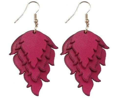 High Fashion Leather Earrings