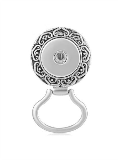 Filigree Edge Magnetic Eye Glass or Badge Holder Single Snap 20mm