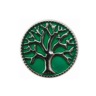 Metal Enameled Tree of Life 20mm (Assorted Colors)