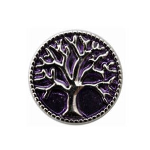 Metal Enameled Tree of Life 20mm (Assorted Colors)