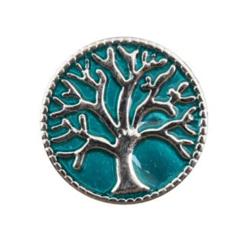 Metal Enameled Tree of Life 20mm (Assorted Colors)