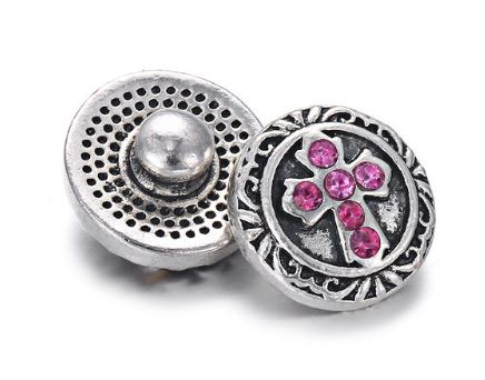 Rhinestone 12mm MINI Snap Charm for Snap Charm Jewelry