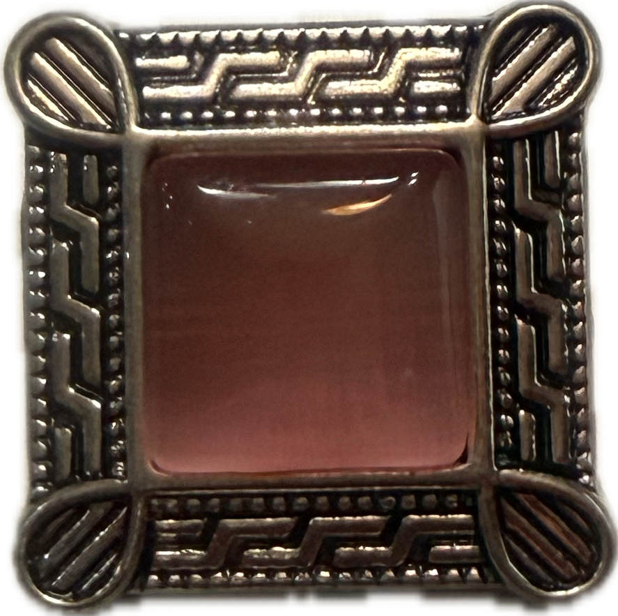 Metal Large Rhinestone Square 20mm Snap Charm for Snap Jewelry (Assorted Colors)