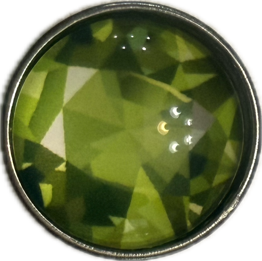 Abstract Multi-Color 20mm Snap Charm for Snap Charm (Assorted Colors)