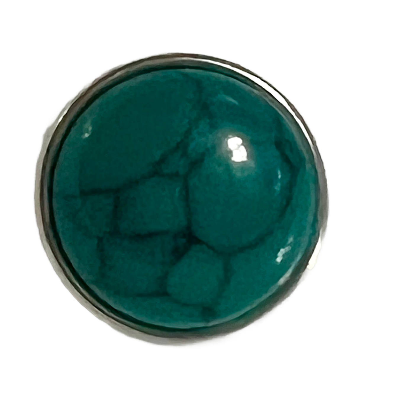 Turquoise Acrylic 18mm Snap Charm