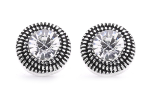 Birthstone Metal Rhinestone 12mm MINI Snap for Mini Snap Jewelry(Assorted Colors)