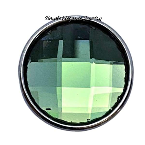 Acrylic Facuted 12mm MINI Snap Charm for Snap Charm Jewelry (Assorted Colors)