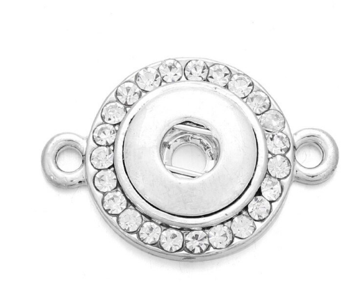 Sew On/Replacement Rhinestone Snap Jewelry Base 12mm MINI