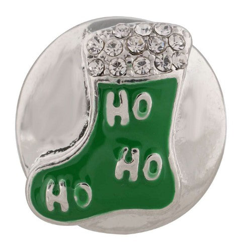 Ho Ho Ho Christmas Stocking Christmas Snap 20mm