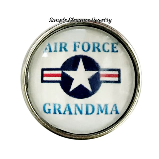 Air Force Grandma Snap 20mm - Snap Jewelry