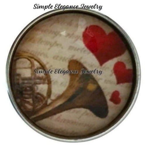 Band Snap-Tuba Snap Charm 20mm - Snap Jewelry