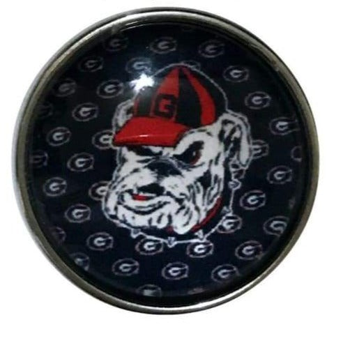 Bull Dogs Snap Charm 20mm Snap - Snap Jewelry