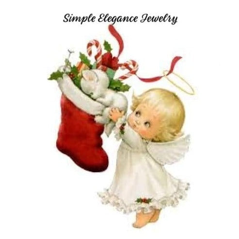 Christmas Angel Snap 20mm - Snap Jewelry