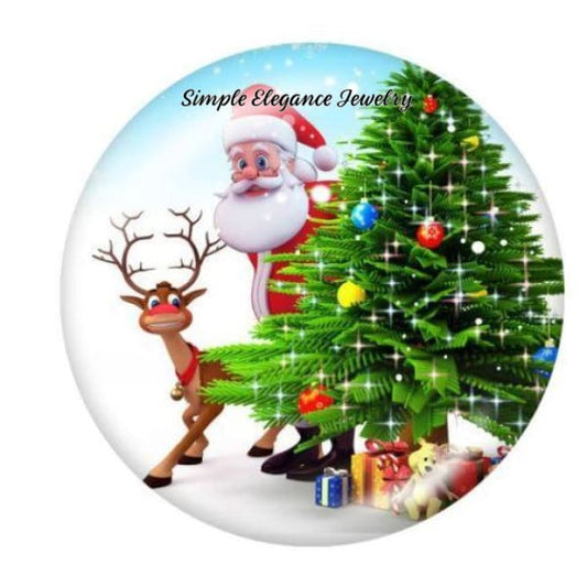 Christmas Santa Snap Charm - Snap Jewelry