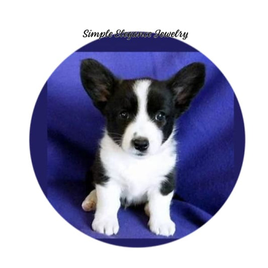 Corgi Puppy Snap Charm 20mm - Snap Jewelry