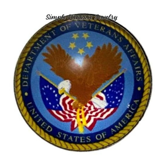 Department Of Veteran Affairs Snap Charm 20mm - Snap Jewelry