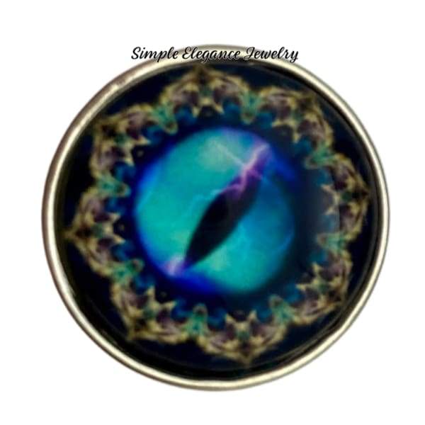 Dragon Eye Snap Charm 20mm - Snap Jewelry