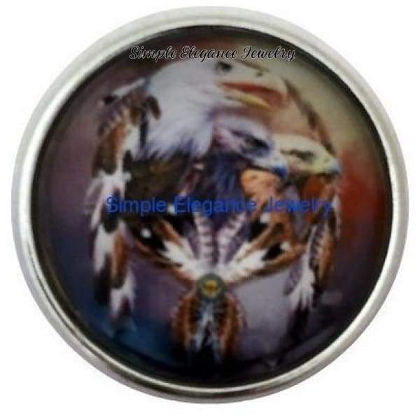 Eagle Feather Snap 20mm for Snap Charm Jewelry - Snap Jewelry