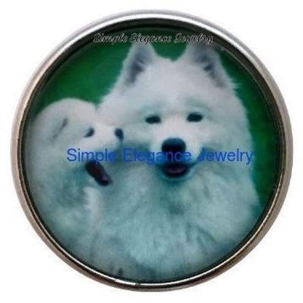Eskimo Huskey Dog Snap 20mm - Snap Jewelry