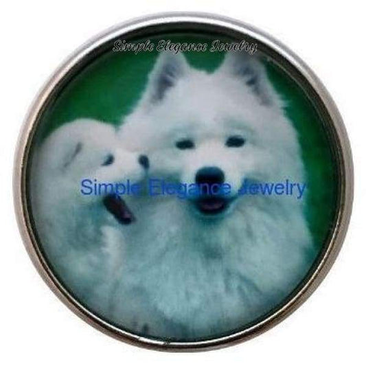 Eskimo Huskey Dog Snap 20mm - Snap Jewelry