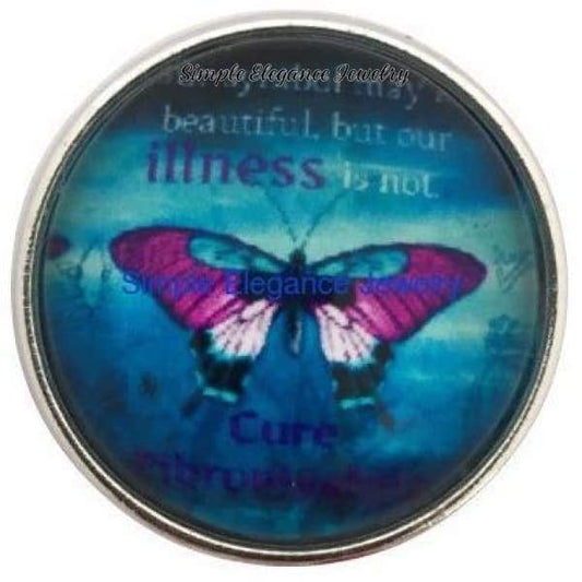 Fibromyalgia Snap 20mm for Snap Charm Jewelry (165) - Snap Jewelry