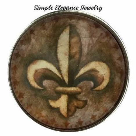 Fleur-De-Lis Snap 20mm - Snap Jewelry