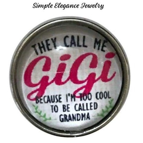 GIGI Snap Charm 20mm Snap - Snap Jewelry