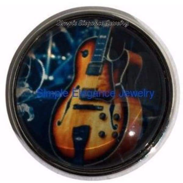 Guitar Snap 20mm for Snap Jewelry - Snap Jewelry