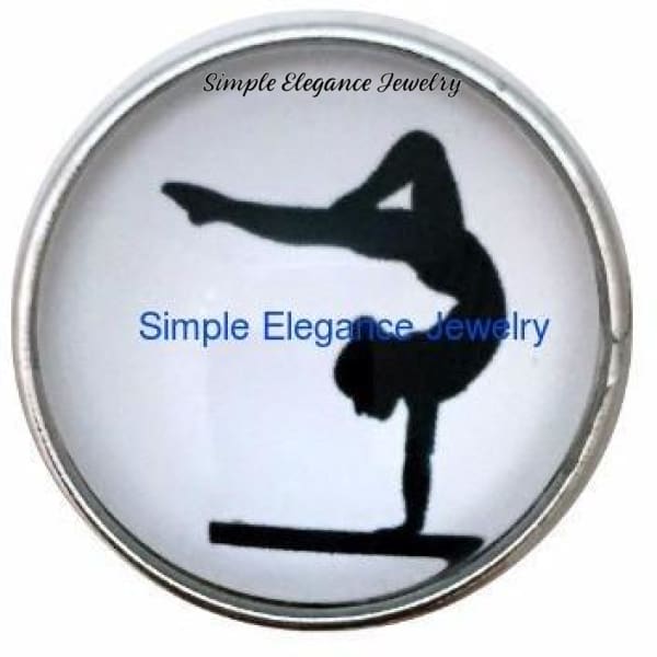 Gymnastics Bar Snap 20mm for Snap Charm Jewelry - Snap Jewelry