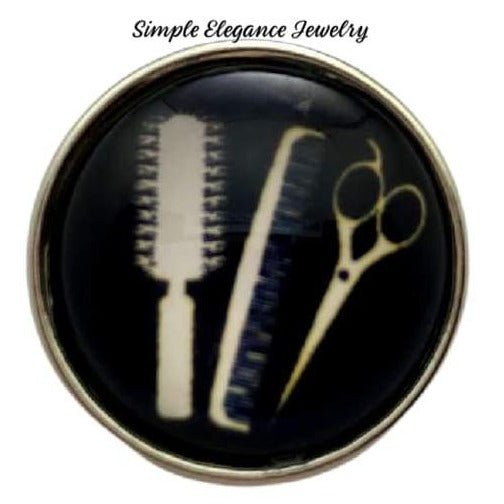 Hair Stylist Snap Charm 20mm - Snap Jewelry