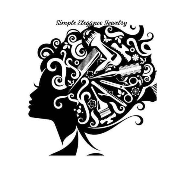 Hair Stylist Snap Charm 20mm - Snap Jewelry