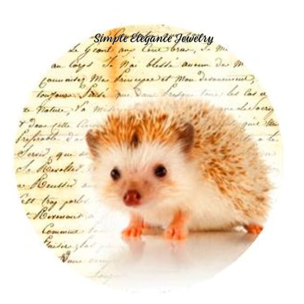 Hedge Hog Animal Snap Charm 20mm - Snap Jewelry