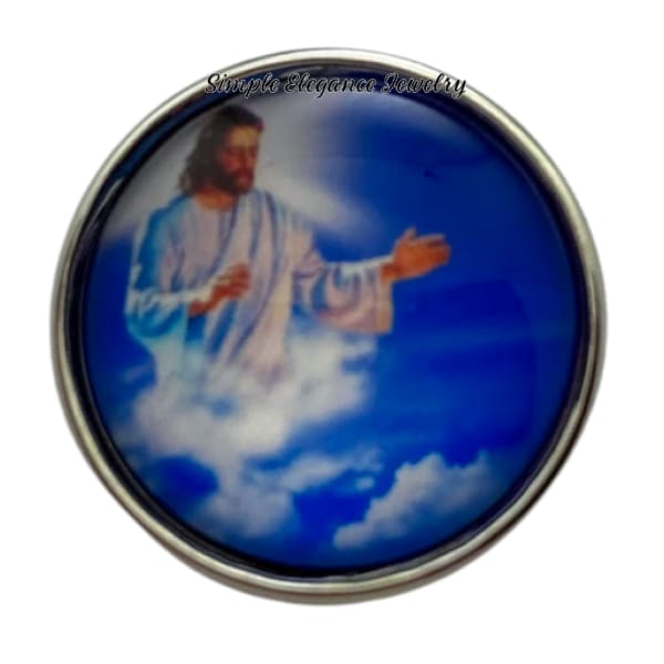 Jesus Snap Charm 20mm - Snap Jewelry