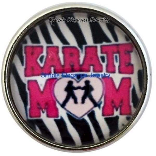 Karate Mom Snap 20mm for Snap Jewelry (181) - Snap Jewelry