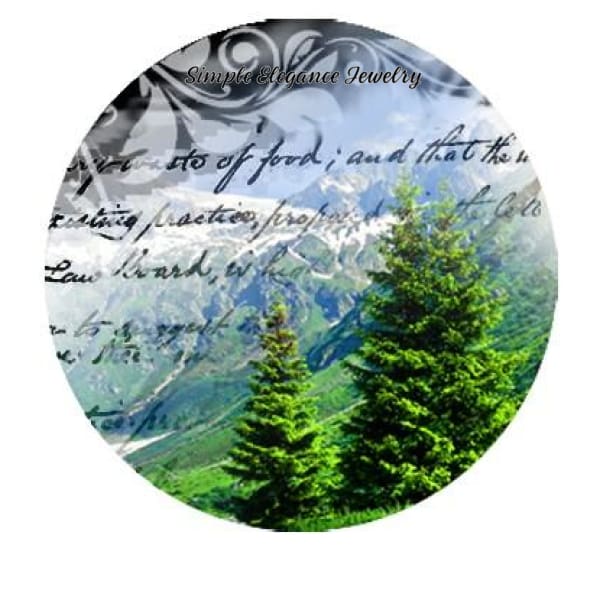Landscape Scene Snap Charm - Snap Jewelry