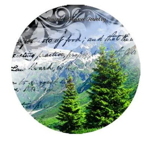 Landscape Scene Snap Charm - Snap Jewelry