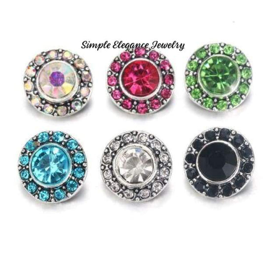 Large Rhinestone-12mm MINI SNAP - Snap Jewelry