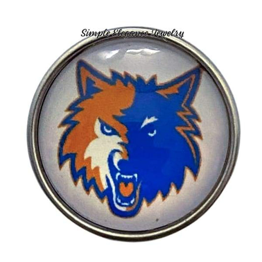 Mascot Sports Snap Charm 20mm - Snap Jewelry