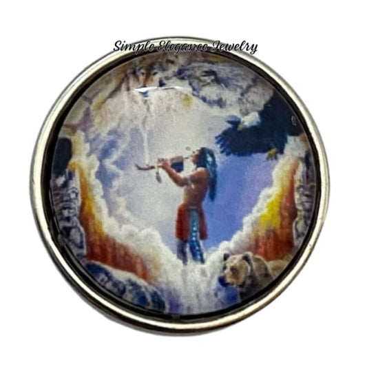 Native American Snap Charm 20mm - Snap Jewelry