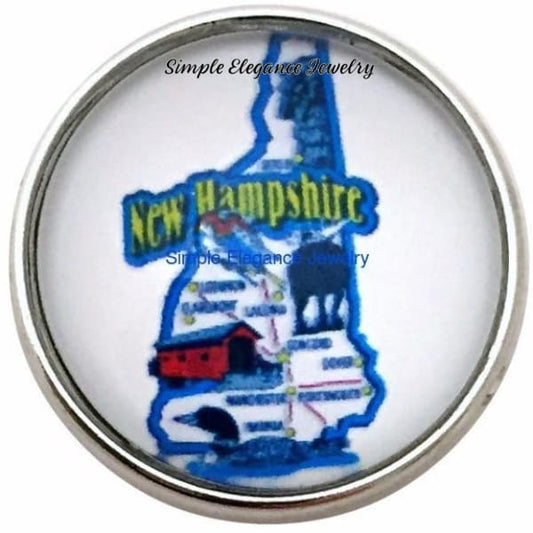 New Hampshire State 20mm for Snap Jewelry - Snap Jewelry