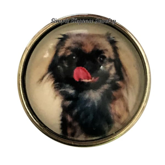 Pekinese Dog Snap 20mm - Snap Jewelry