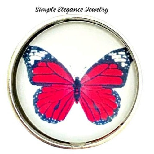 Pink Butterfly Snap