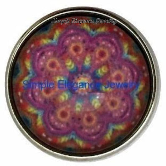 Pink Flower Snap 18mm - Snap Jewelry