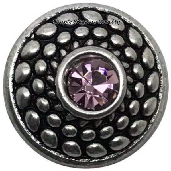 Pink Pebble Metal Snap 18mm for Snap Jewelry - Snap Jewelry
