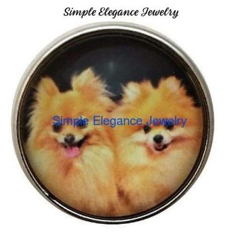 Pomeranian Dog Snap 20mm - Snap Jewelry