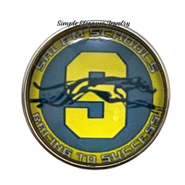 Salem High School Mascot Snap Charm 20mm - Snap Jewelry