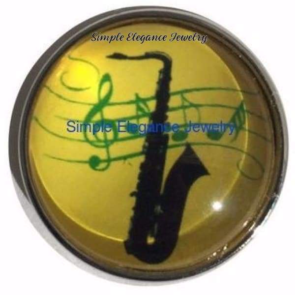 Saxaphone Snap 20mm for Snap Jewelry - Snap Jewelry