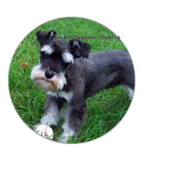 Schnauzer Dog Snap 20mm - Snap Jewelry