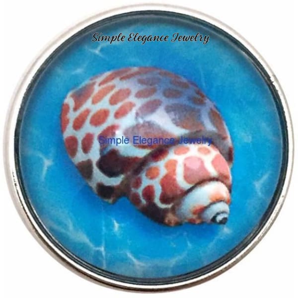 Sea Shell 20mm Snap - Snap Jewelry