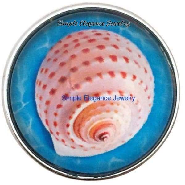 Sea Shell 20mm Snap - Snap Jewelry